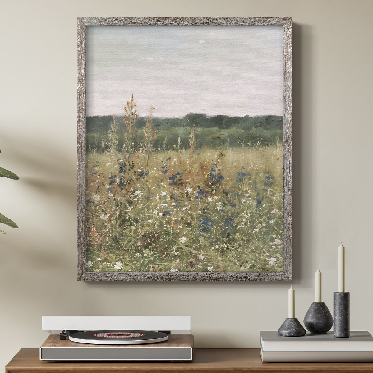 Winston Porter Vintage Landscape XCI Framed Print - Solid Wood | Wayfair