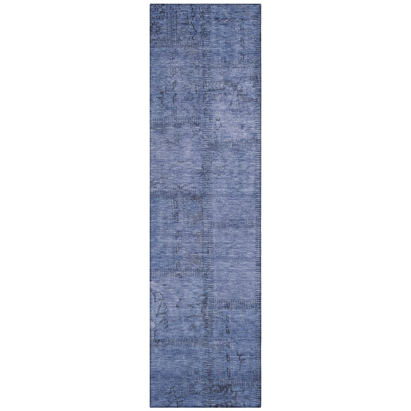 Refat Patchwork Indoor / Outdoor Rug, Runner 2'3" x 7'6"