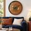 Horloge murale avec engrenages en mouvement de The The Gear, SD-LI_ 24 po ronde