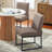19.9'' H Striped Polyester Fabric Upholstered Side Chair (Set of 6)-1993467866-1995259318