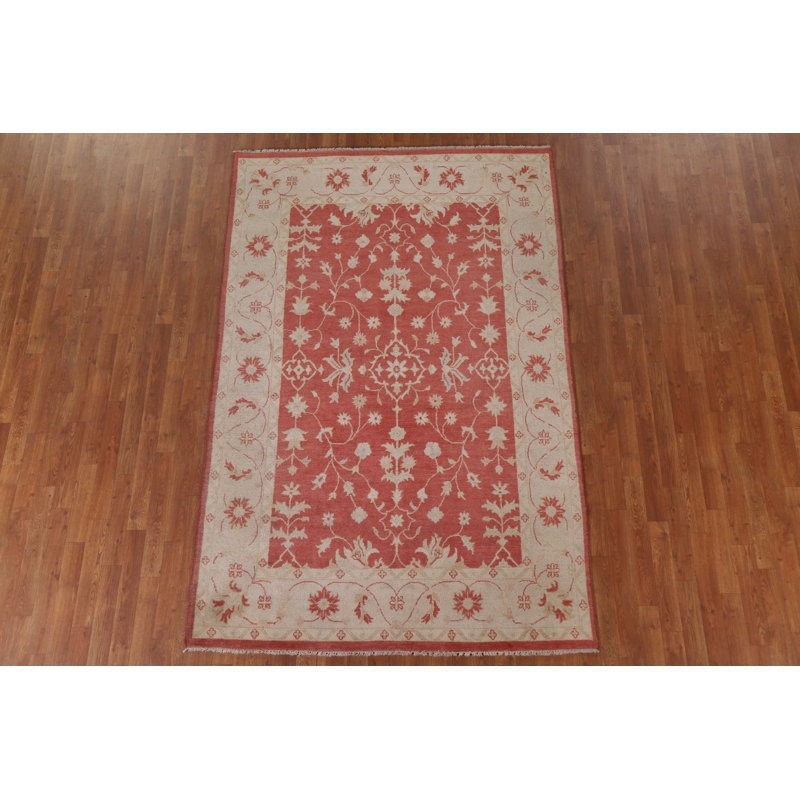 Floral Oushak Oriental Area Rug 5x8