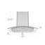 Ancona 30" Stainless Steel 280 CFM Convertible Wall Range Hood with Mesh Filter