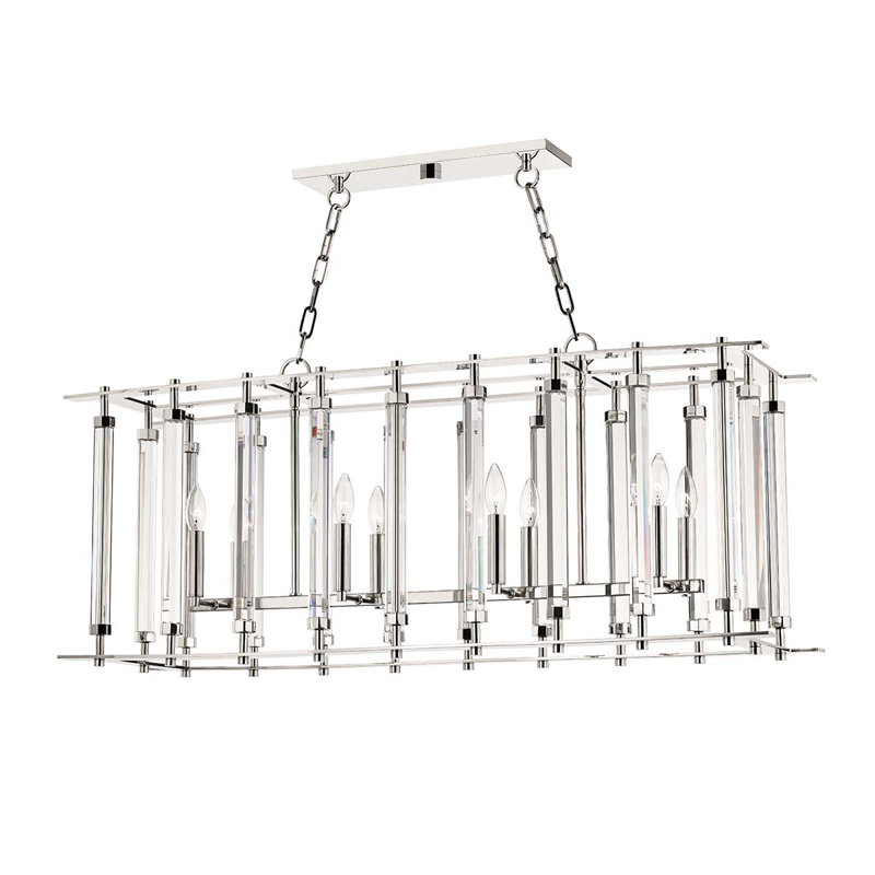 Haddon 8 Light Linear, Polished Nickel