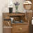 Narrow Bedside Table, Solid Wood Bedside Table With 2 Drawers, Medieval Modern Bedside Table, Small Bedside Table With Open Storage Rack In The Bedroom-974366963-979074646