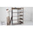 Bookshelf 5 Tiers , Corner Bookcase With Baffles, 70''x47''x44'' Large Industrial Wooden Bookcase With Metal Frame, L Shaped Bookshelf For Living Room, Home Office, Rustic Brown
