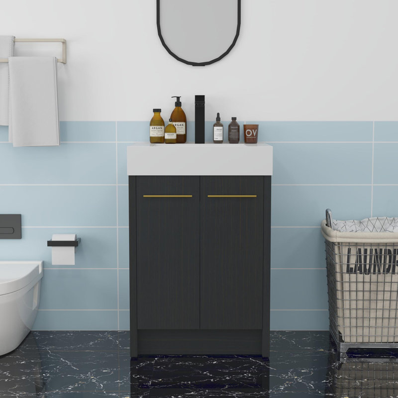 Ensemble de meuble-lavabo autoportant, 24"