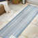 Cincotta Modern Double Stripe Blue/Light Gray Indoor/Outdoor Rug