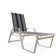 Holna Outdoor Rust-Resistant Metal Chaise Lounge