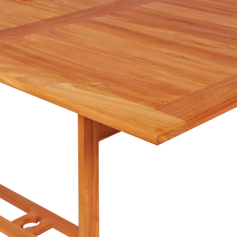 Florenza 6 - Person Teak Wood Patio Dining Set with Rectangular Table