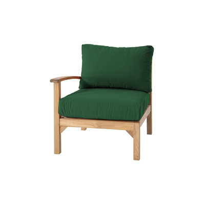Fauteuil club d'extérieur en teck Huntington