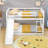 Full Over Full Wooden Standard Bunk Bed with Slide-1249378353