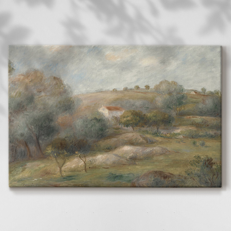 Paysages rétro-CDXLVII -Galerie enveloppée Cavas, 12 x 18