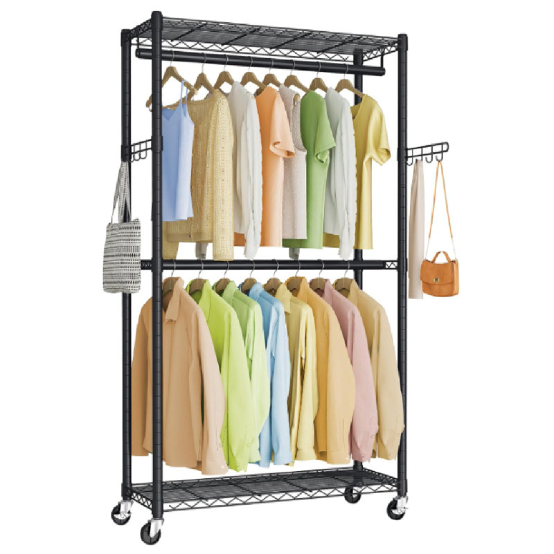90cm Rolling Clothing Rack