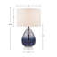 Lampe de table en verre Ombre