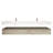 Alysa 84" Wall-Mounted Double Bathroom Vanity Set-71095564