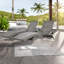 Ensemble de chaise longue d'extérieur en osier Breshay-1696712333