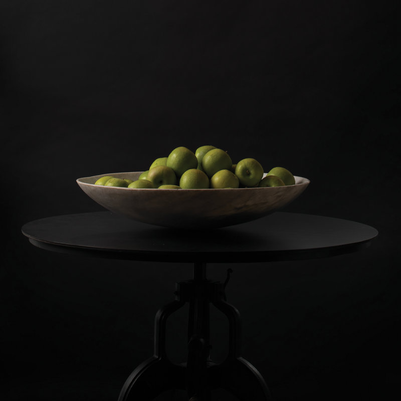 Handmade Marble Decorative Bowl, White