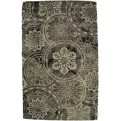 Tapis rectangulaire en laine 9 pi 10 po x 13 pi 9 po Gabryal