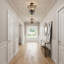 Plafonnier semi-encastré 4 lumières Farmhouse-1815509631