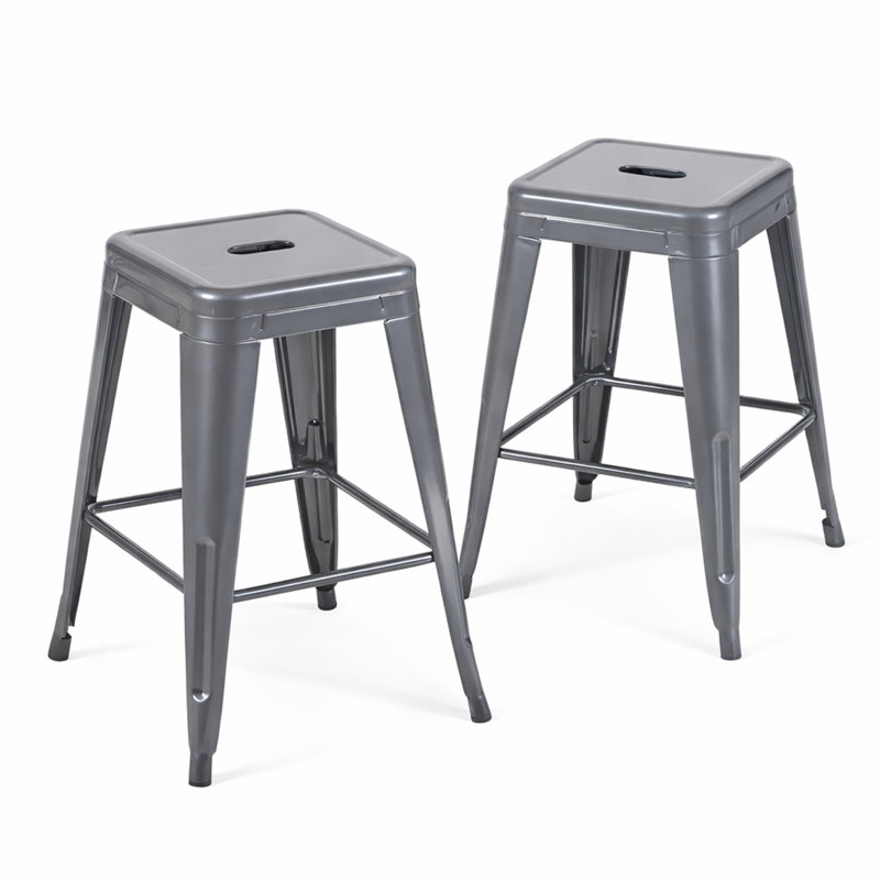 Counter Height Stool, Gray, 2