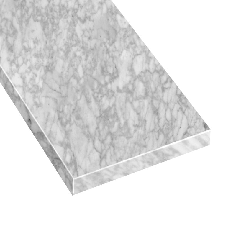 Replacement 21 Inch Side Splash In Carrara Marble