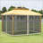 Outsunny 10' x 13' Replacement Mesh Sidewall Netting for Patio Gazebos and Canopy Tents with Zippers (Sidewall Only)