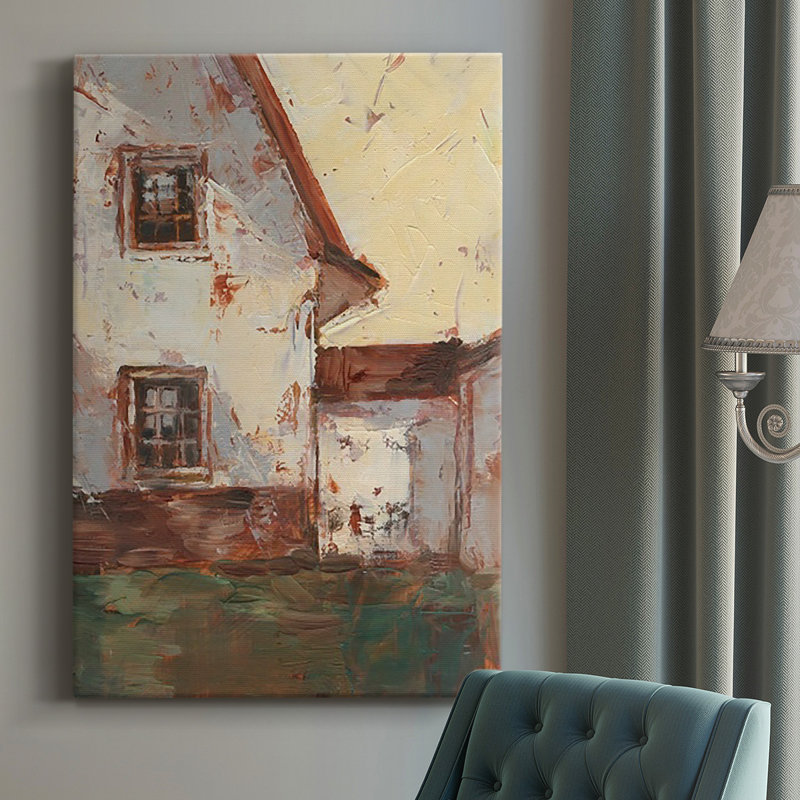 " Sunlit Barn I ", 18" H x 12" W x 1" D
