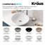 Drain de lavabo de salle de bain KRAUS