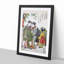 Shotenyama by Torii Kiyonaga - Picture Frame Painting Print-55618937-55618938