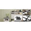 Tête de lit avec tête de lit avec lumières à DEL et base de lit plateforme avec coussin de charge, grand lit, avec tête de lit et espace de rangement caché-620090237