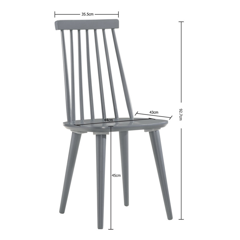 Harway Dining Chair, Grey