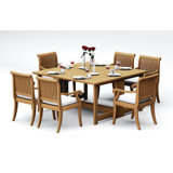 Giva Outdoor - Piece Teak Dining Set