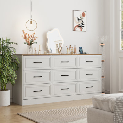 Commode 9 tiroirs pour chambre à coucher