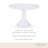 White Melamine Cake Stand
