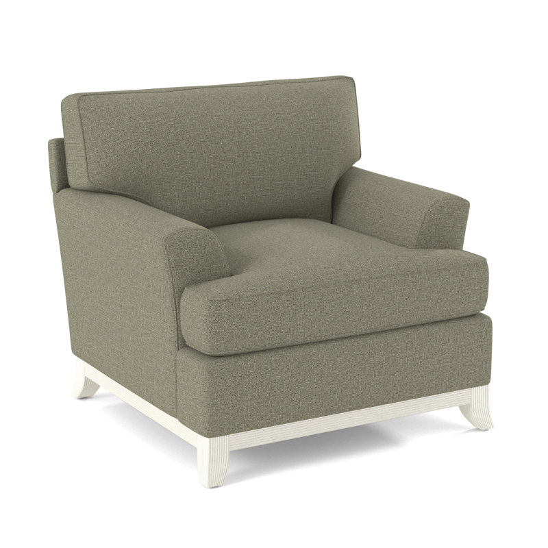 Oaks Way Armchair, Frost White, White Performance Fabric; 0851-94
