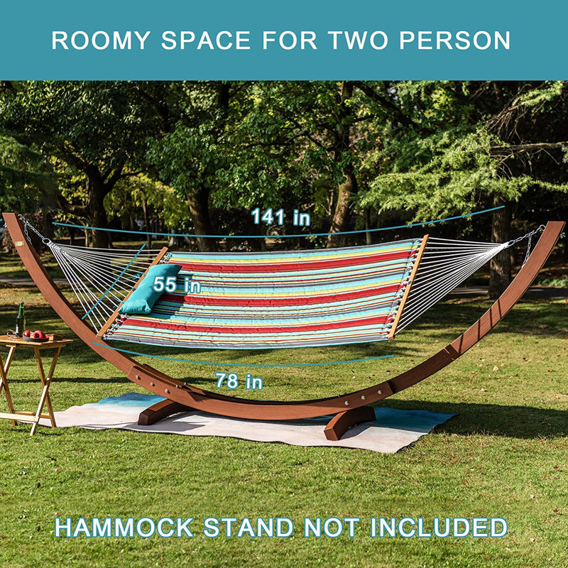 Hamac double Mitre, Rouge / Jaune / Bleu