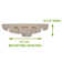 The Renovators Supply Inc. 20'' Reno-Gloss Vitreous China Rectangular Bathroom Sink with Faucet and Overflow
