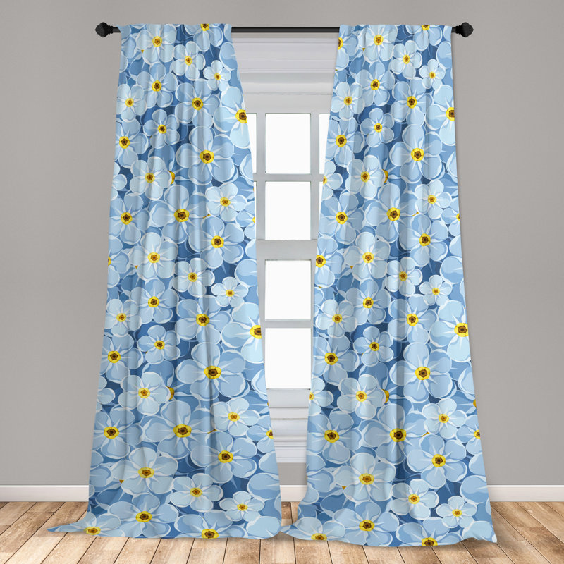 Semi Sheer Curtain Pair