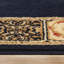 Tapis à médaillon floral classique élégant Dodington-23858191