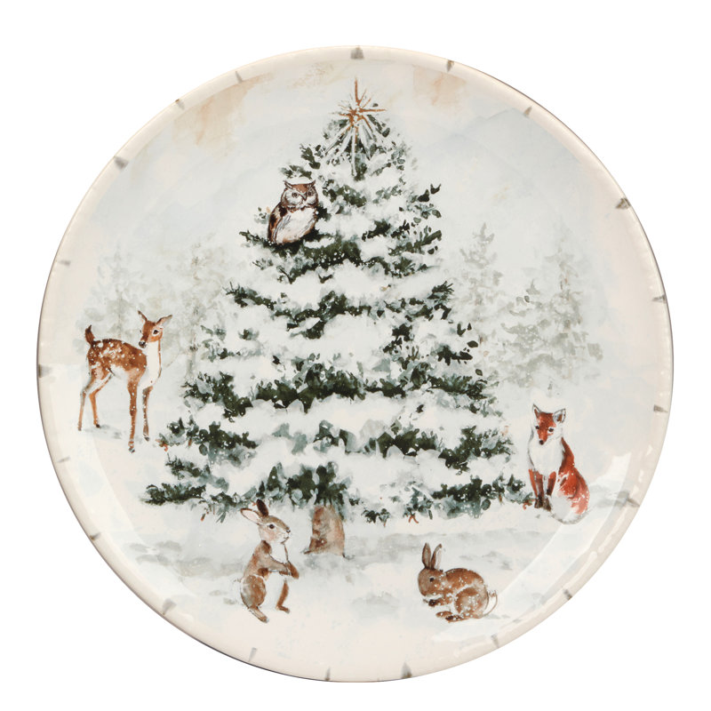 Ensemble de 4 assiettes Winter's Frost
