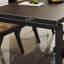 Table de salle à manger moderne et simple en bois massif-105511255