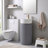 16'' Round Single Bathroom Vanity with Solid Surface Top-1300441838
