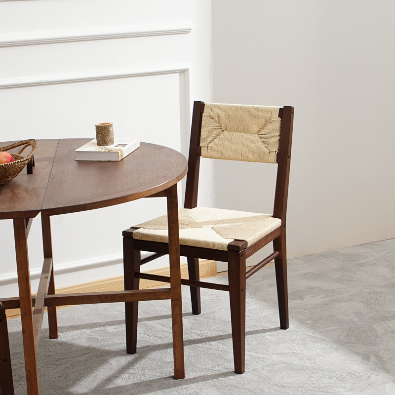 Klasiene 18.11'' H Solid Wood Stacking Side Chair