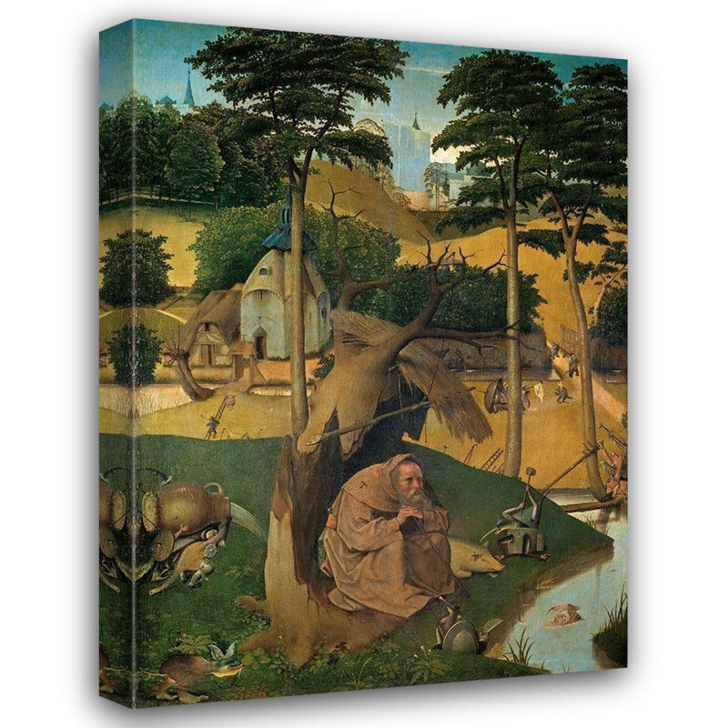 Lark Manor™ Bosch, Hieronymus Gallery Wrapped Canvas Art Titled: The Temptation of St Anthony, 24" H x 18" W