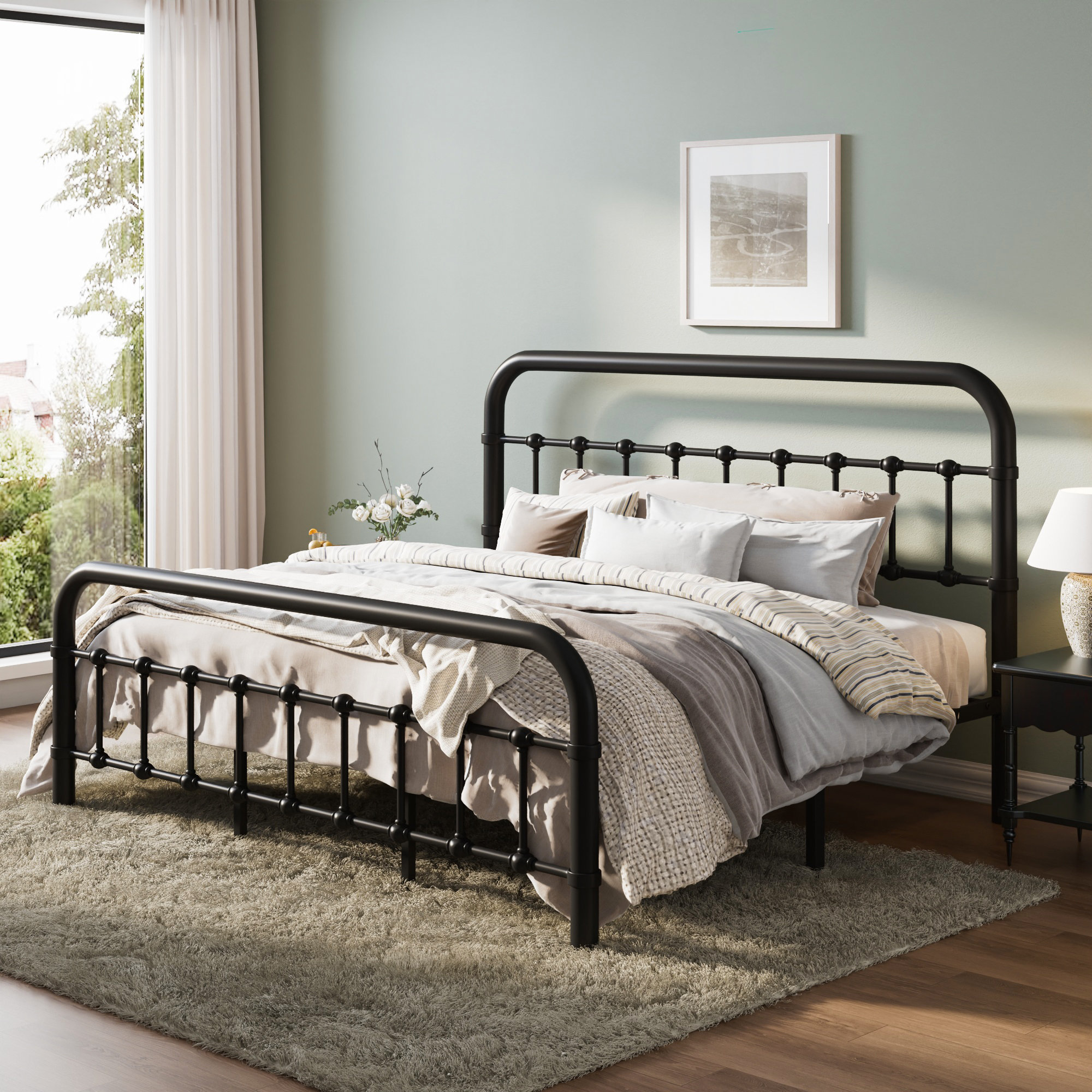 Laurel Foundry Modern Farmhouse® Kawamoto Platform Bed & Reviews | Wayfair