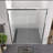 - Finished 56 60"x74" Double Sliding Shower Enclosure With Chamfer Edged Tempered Glass, Safe And Waterproof Design For Bathroom Hardware Door 1/4" (6mm) Rust