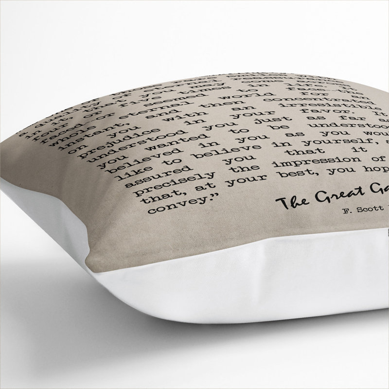 Square Cushion, 40cm H x 40cm W x 15cm D, White