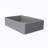 19.68'' Concrete Vessel Rectangular Modern Gray Bathroom Sink
