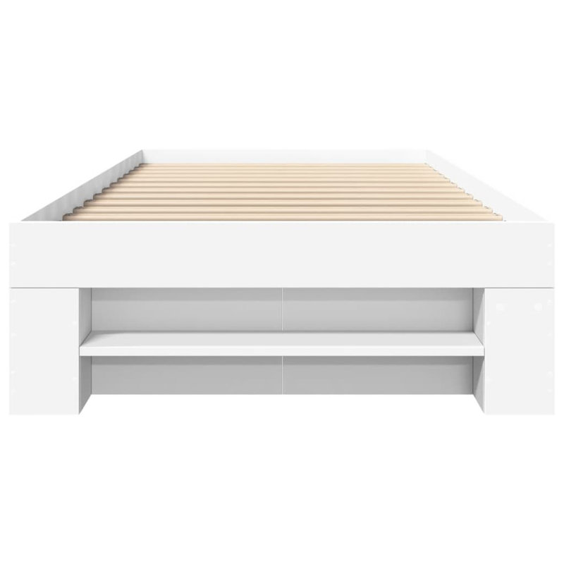 Abhijith Drawers Bed Frame, European Single (90 x 200cm), White