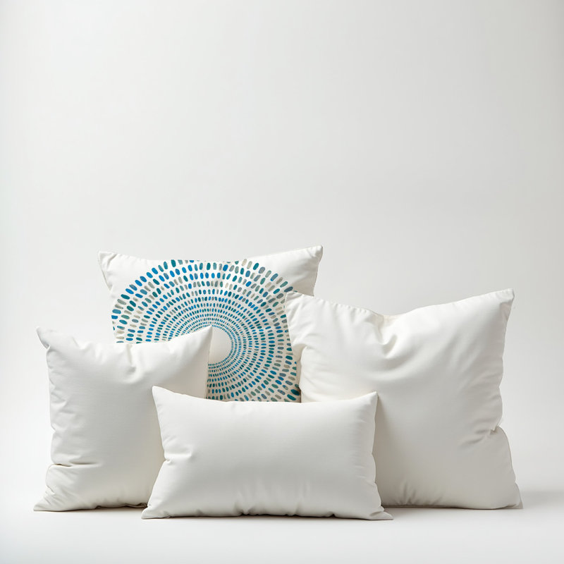 Geometric Outdoor Throw Pillow, Pink, Geometric 1